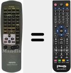 Comandament a dist&agrave;ncia substitut de RC-TZ1100