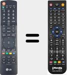 Comandament a dist&agrave;ncia substitut de AKB72915217