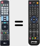 Comandament a distància substitut de AKB73755491