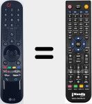 Comandament a dist&agrave;ncia substitut de MR21GA (AKB76036201)