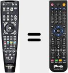 Comandament a distància substitut de AVR2550