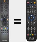 Comandament a dist&agrave;ncia substitut de AXD1551