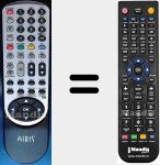 Comandament a dist&agrave;ncia substitut de MW166M