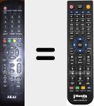 Comandament a distància substitut de Aktv3223 T Smart