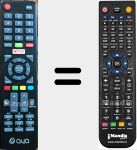 Comandament a dist&agrave;ncia substitut de H32A1019