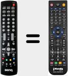 Comandament a dist&agrave;ncia substitut de BenQ002