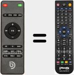 Comandament a dist&agrave;ncia substitut de DZ6031