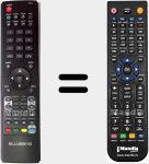 Comandament a dist&agrave;ncia substitut de RC063