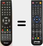 Comandament a distància substitut de BOGO001