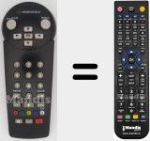 Comandament a distància substitut de CANAL SATELLITE