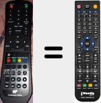 Comandament a dist&agrave;ncia substitut de CELED554KB2