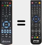 Comandament a distància substitut de BD PRIME 3.0