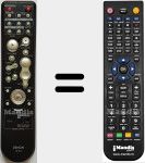 Comandament a dist&agrave;ncia substitut de RC1072 (00D3991101109)