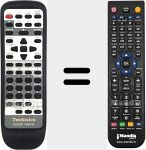 Comandament a distància substitut de EUR647139