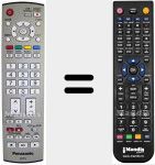 Comandament a distància substitut de EUR7651070