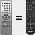 Comandament a dist&agrave;ncia substitut de EUR7711020