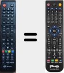 Comandament a dist&agrave;ncia substitut de MiDE43Z1