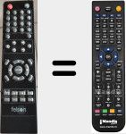 Comandament a dist&agrave;ncia substitut de MTV02SOUND