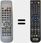 Comandament a distància substitut de P-RMS302-S