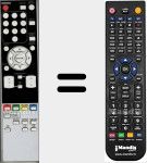 Comandament a dist&agrave;ncia substitut de NF004RD