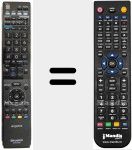 Comandament a distància substitut de GA 841 WJSA