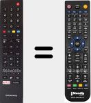 Comandament a distància substitut de TS1-R5 NETFLIX (759551845000)