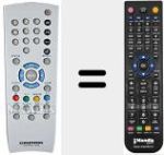 Comandament a dist&agrave;ncia substitut de Tele Pilot 1002 (720117142300)