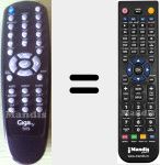 Comandament a dist&agrave;ncia substitut de HD730