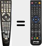 Comandament a dist&agrave;ncia substitut de AVR 5500