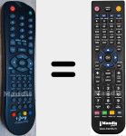 Comandament a dist&agrave;ncia substitut de I-Display 9022