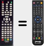 Comandament a dist&agrave;ncia substitut de LUX9119