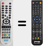 Comandament a dist&agrave;ncia substitut de Isern001