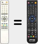 Comandament a dist&agrave;ncia substitut de LCD42HDTK