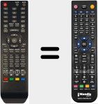 Comandament a distància substitut de LED2488 DVBT