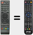 Comandament a dist&agrave;ncia substitut de REMCON558