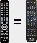 Comandament a dist&agrave;ncia substitut de MKJ61841702