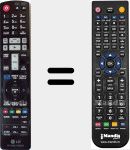 Comandament a dist&agrave;ncia substitut de AKB72976003