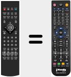 Comandament a distància substitut de MEDIADISK ZX HD