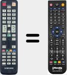 Comandament a dist&agrave;ncia substitut de BN59-01039A (MI-BN5901039A)