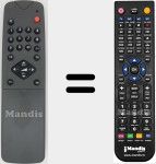 Comandament a dist&agrave;ncia substitut de RC647340 SEL (MI-RC647340)