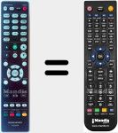 Comandament a dist&agrave;ncia substitut de RC024SR (30701016800AD)