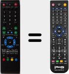 Comandament a distància substitut de M-HD 160 T