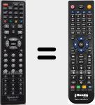 Comandament a dist&agrave;ncia substitut de STV17DVDT-1