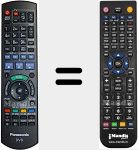 Comandament a dist&agrave;ncia substitut de N2QAYB000340