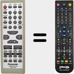 Comandament a distància substitut de EUR7711140