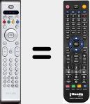 Comandament a dist&agrave;ncia substitut de RC 4343 / 01 (313923810301)