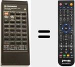 Comandament a dist&agrave;ncia substitut de CU-AX006 (9276553722)