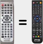 Comandament a dist&agrave;ncia substitut de RC516KU (XXD3101)