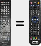 Comandament a dist&agrave;ncia substitut de AXD7692 (8300769200010-IL)