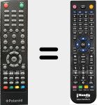 Comandament a dist&agrave;ncia substitut de TQL40F4PR004